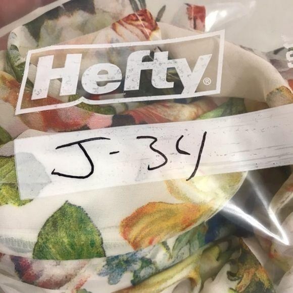 Sandra Darren Floral Faux Wrap V Neck Dress 10 - Picture 14 of 15